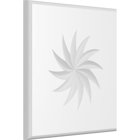 Ekena Millwork Standard Sedgwick Spiral Rosette With Rounded Edge, 8"W x 8"H x 1/2"P ROSP080X080X050SDG14